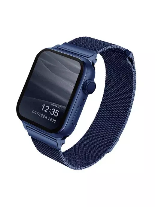 Ремешок Uniq для Apple Watch 41/40/38мм Dante Strap Mesh Steel для Apple Watch Cobalt Blue (Синий)