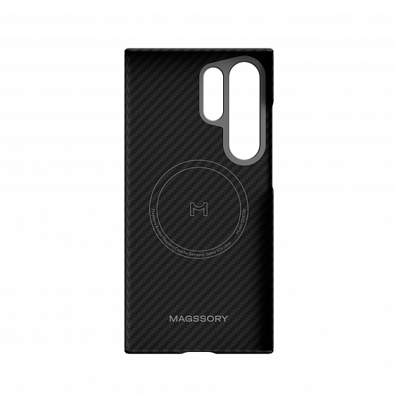 Чехол Magssory Aramid Armor Case для Samsung Galaxy S24 Ultra Black (Чёрный)