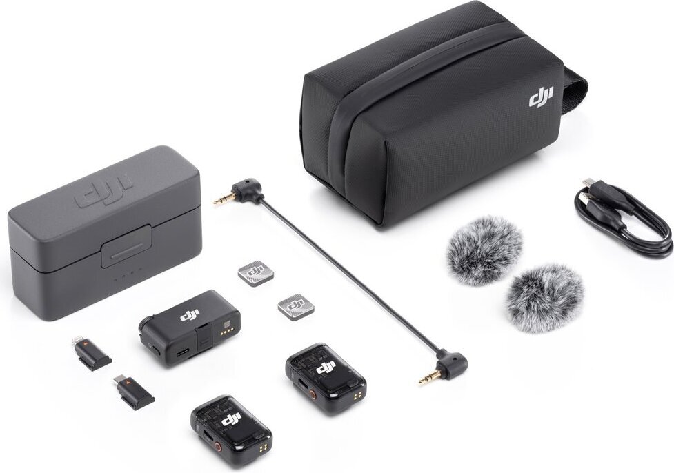 Беспроводной профессиональный микрофон DJI Mic 2 (2 TX + 1 RX + Charging Case)