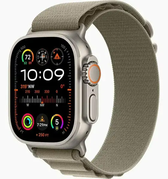 Браслет для Apple Watch Ultra 49mm Alpine Loop - Оливковый (Olive)