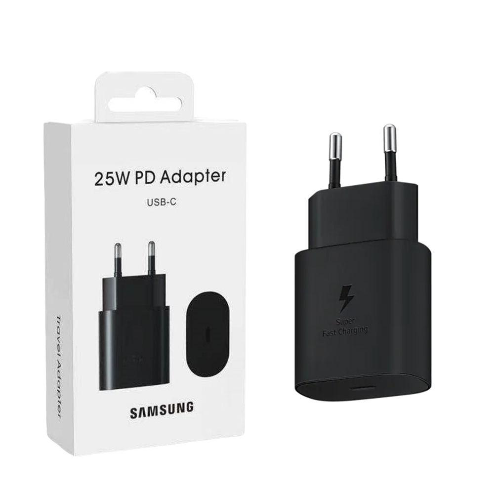Сетевое зарядное устройство Samsung 25W Черный