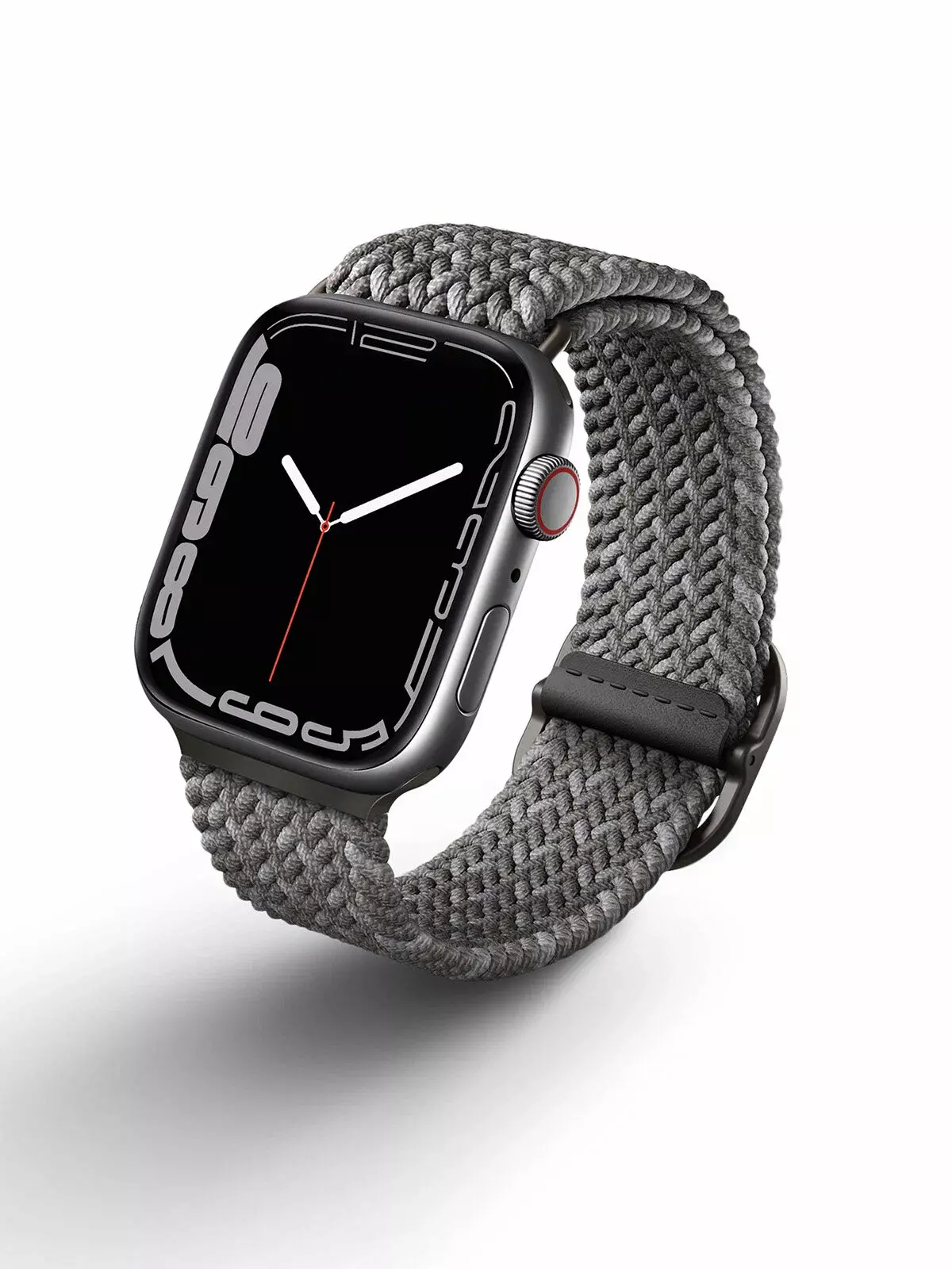 Ремешок Uniq 45/44/42мм ASPEN Design Strap Braided Grey (Серый)
