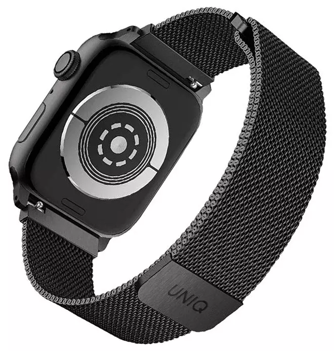 Ремешок Uniq для Apple Watch 41/40/38мм Dante Strap Mesh Steel для Apple Watch Graphite (Графитовый)