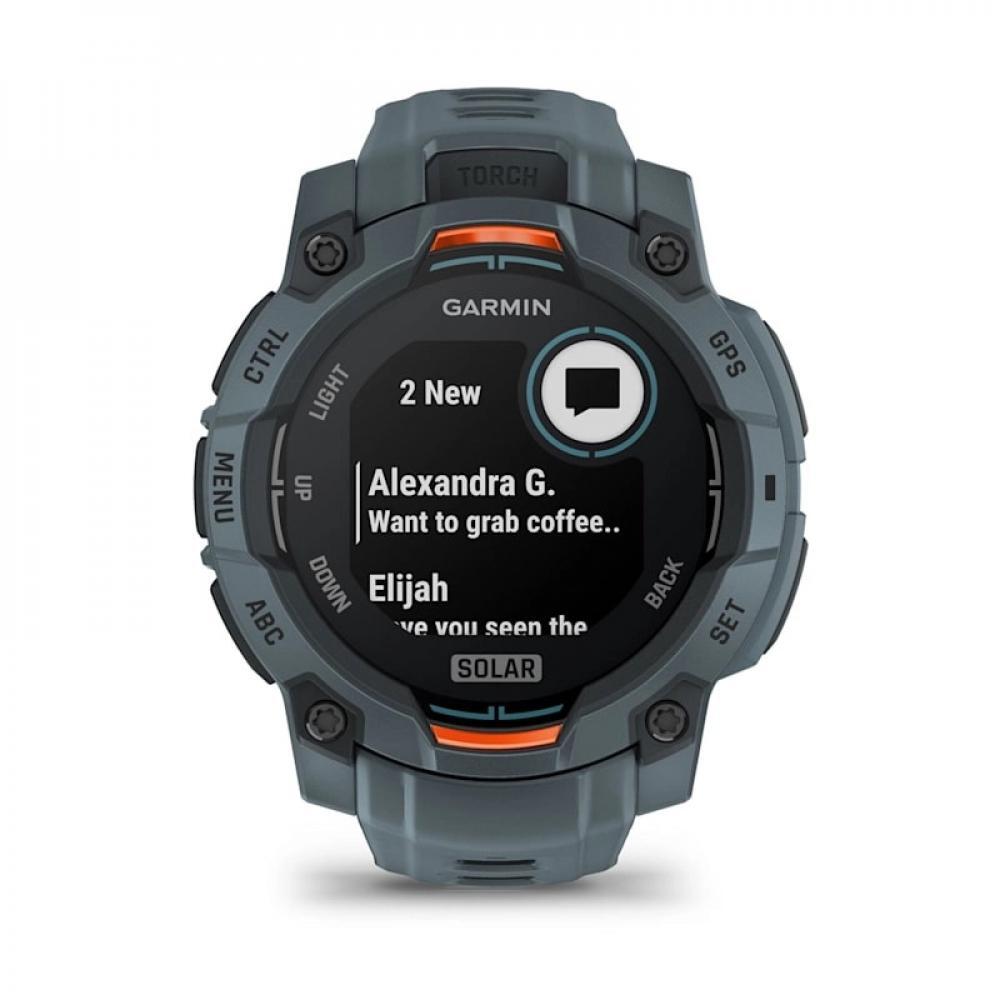 Garmin Instinct 3 45мм Solar Twilight (Серый)