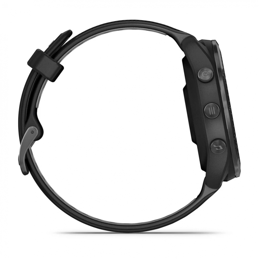Умные часы Garmin Forerunner 965 с чёрным ремешком