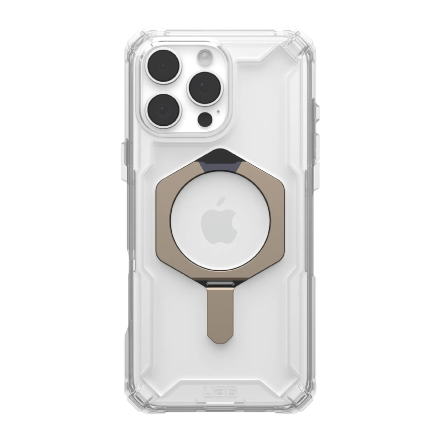 Чехол Uag Plasma XTE для iPhone 16 Pro Clear/Titanium (Прозрачный/Титан)