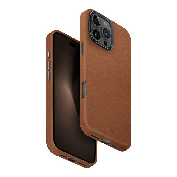 Чехол Uniq Lyden MagSafe для iPhone 16 Pro Caramel (Коричневый)