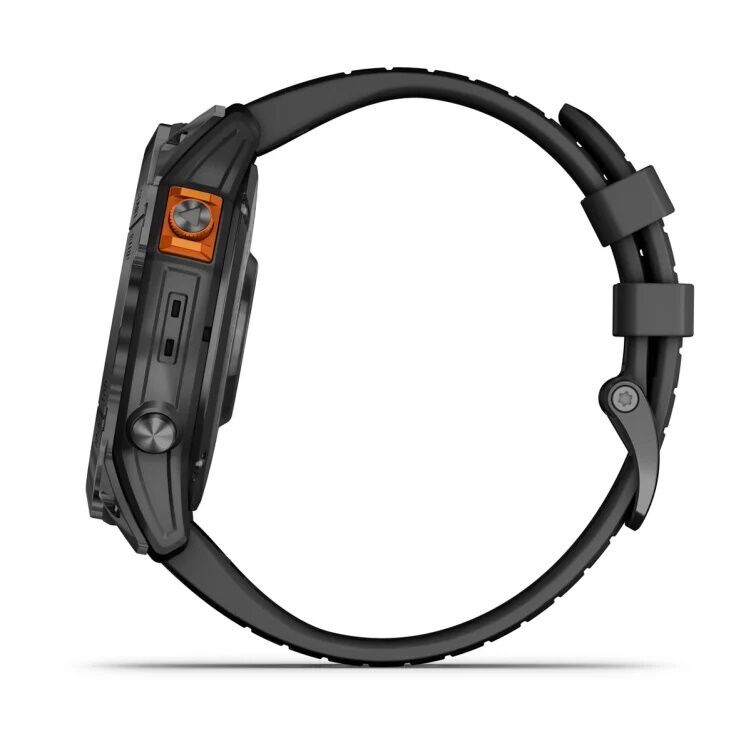 Умные часы Garmin Fenix 7X Pro Solar Edition Серый Корпус И Черный Ремешок