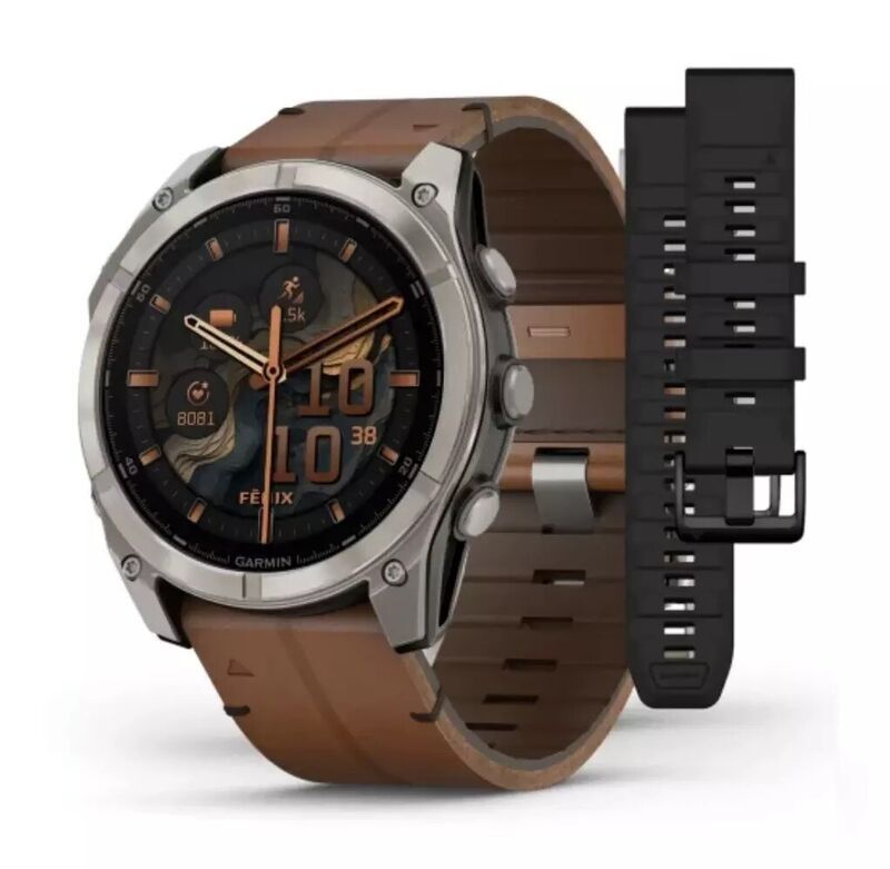 Умные часы Garmin Fenix 8 51mm Amoled Sapphire Titanium Graphite (Графитовый)
