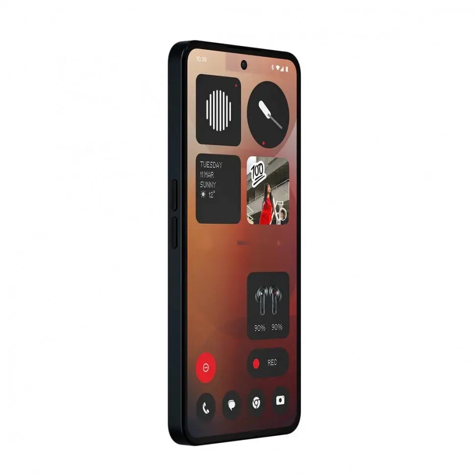 Смартфон Nothing Phone (3a) 8/128Gb Black (Чёрный)