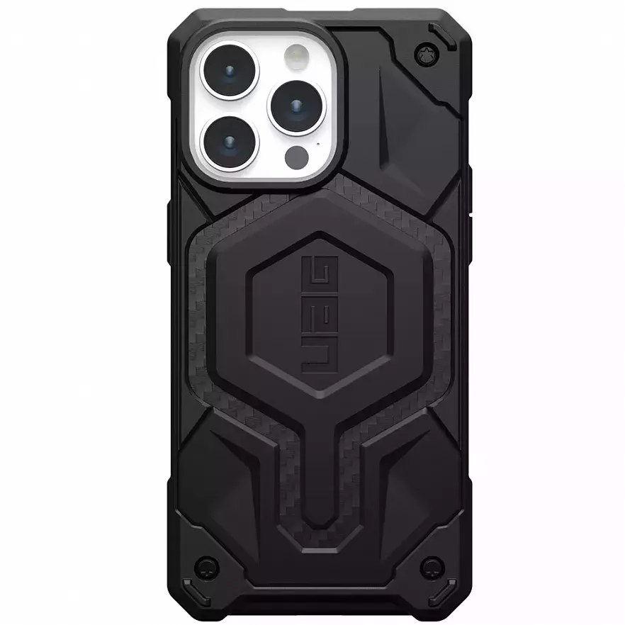 Чехол Uag Monarch Pro Carbon Fiber (Черный Карбон)