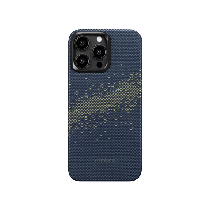 Чехол Pitaka Fusion Weaving MagEZ Case 4 для iPhone 15 Plus Milky Way Galaxy