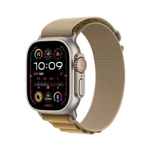 Apple Watch Ultra 2 49mm Titanium Case Alpine Loop Tan (Коричневый)