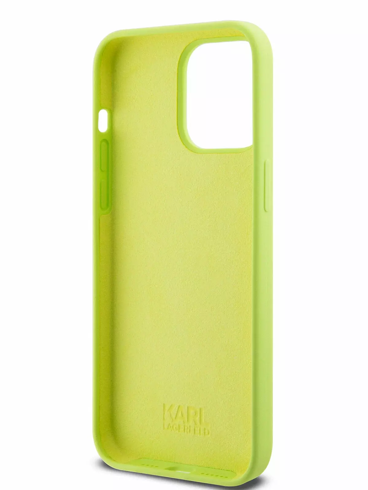 Чехол Karl Lagerfeld Liquid Silicone Round Logo для iPhone 15 Pro Max Green (Зелёный)