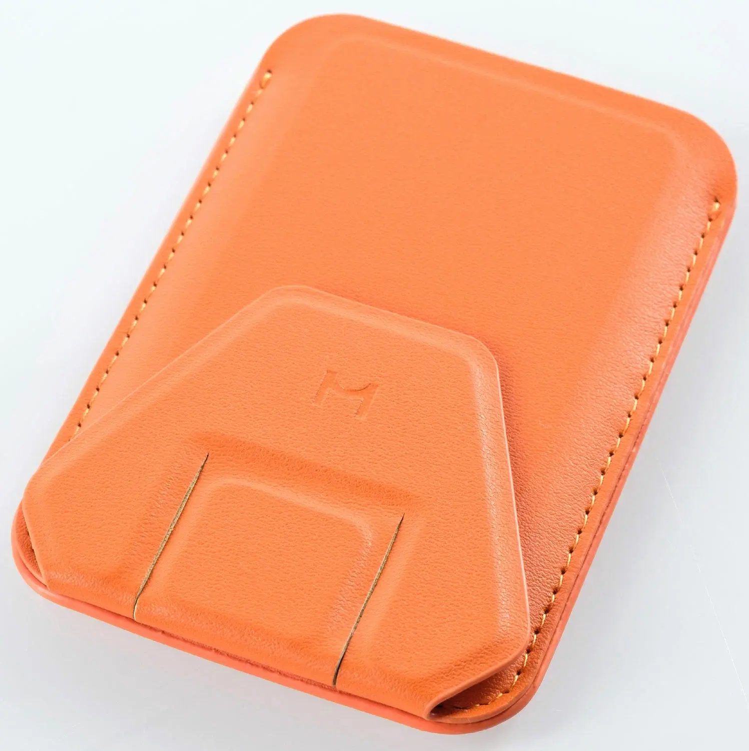 Кошелек-кардхолдер Magssory c подставкой и магнитами, совместимый с MagSafe, Orange