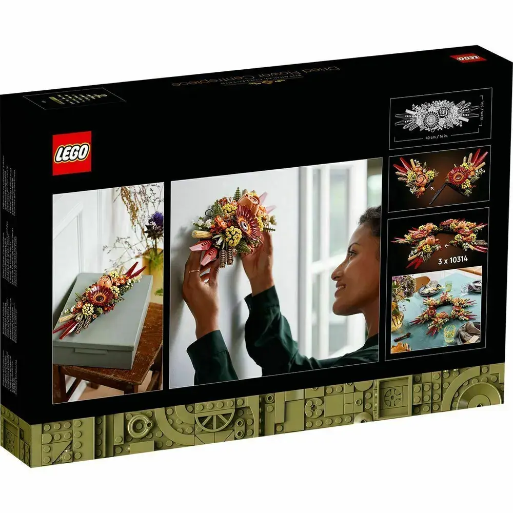 LEGO Icons Композиция из сухоцветов