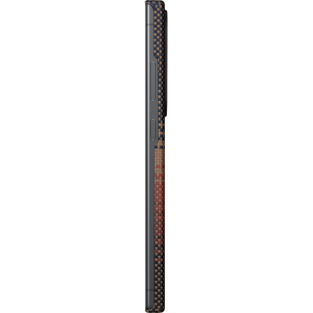 Чехол Pitaka Fusion Weaving MagEZ Case 4 для Samsung Galaxy S24 Ultra, Sunset (Коричневый)