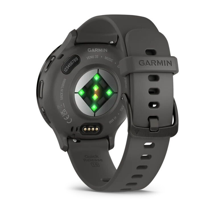 Умные часы Garmin VENU 3s Slate Pebble/Gray (Чёрный/Серый)
