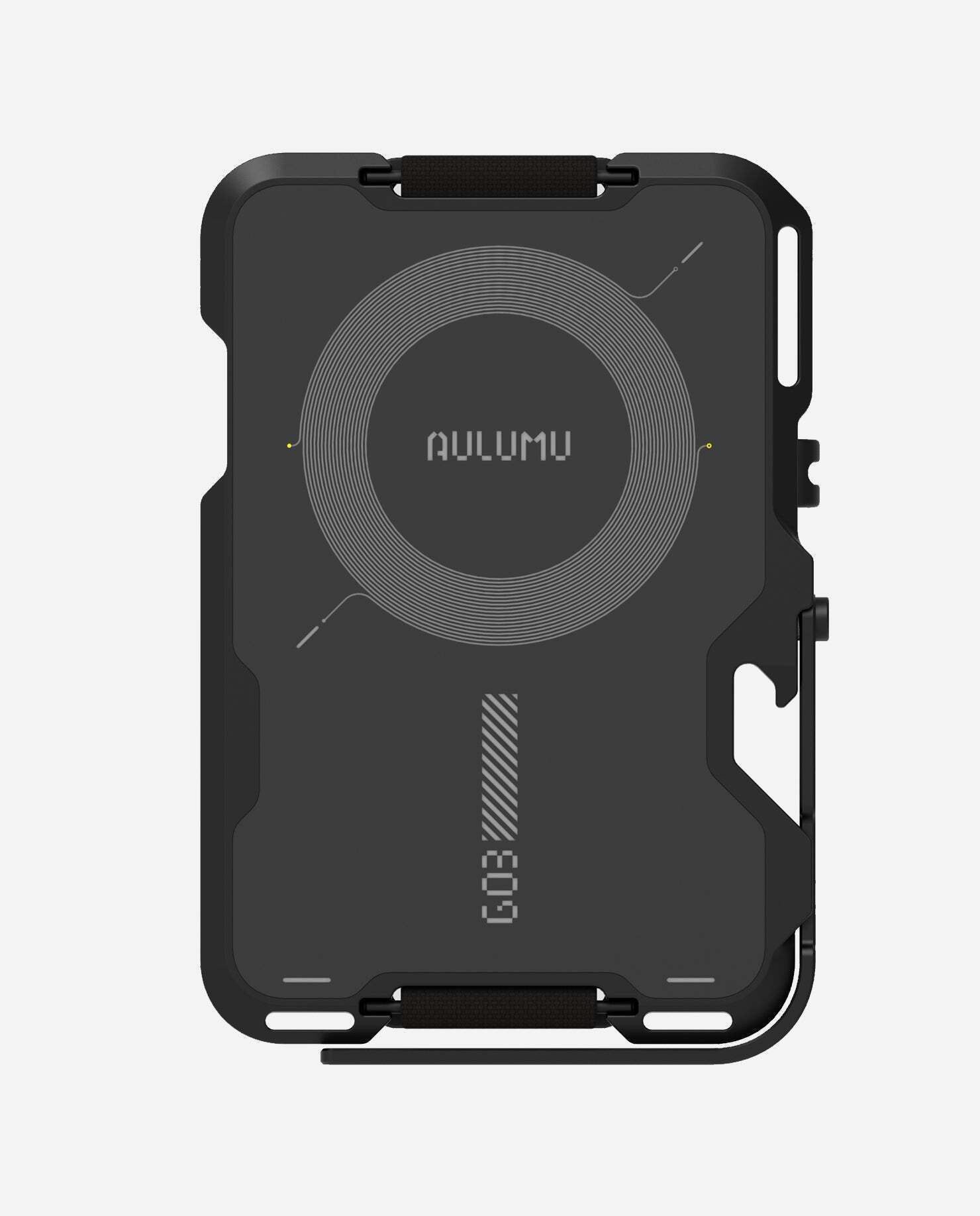 Картхолдер Aulumu MagSafe, с отделкой из натуральной кожи Чёрный