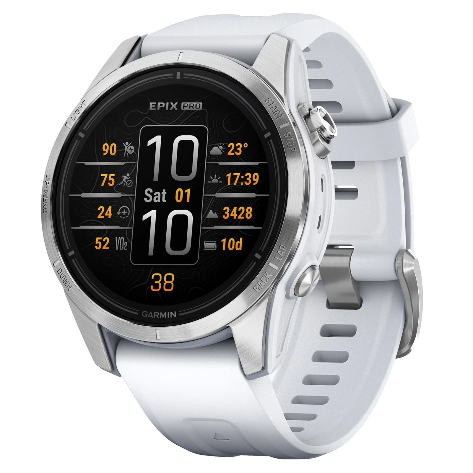 Умные часы Garmin Epix Pro (Gen 2) Standard Edition 42 mm Silver