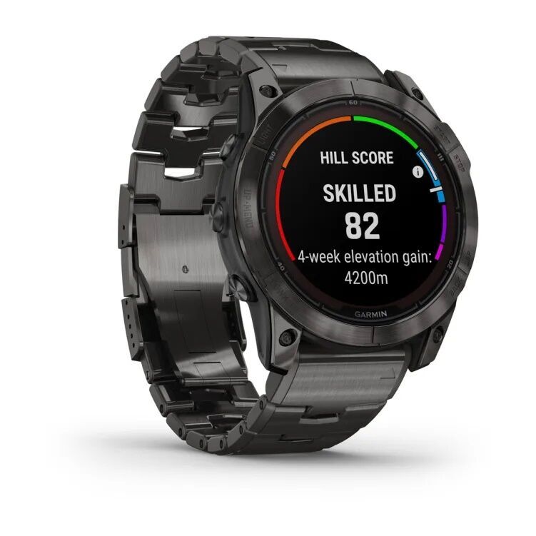 Умные часы Garmin Fenix 7X Pro Sapphire Solar Carbon Grey Titanium