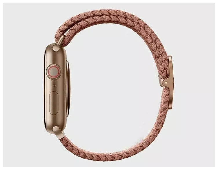 Ремешок Uniq 41/40/38мм ASPEN Design Strap Braided для Apple Watch Pink (Розовый)