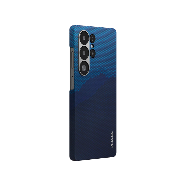 Чехол Pitaka StarPeak Tactile Woven Case for Samsung Galaxy S25 Ultra Over The Horizon (Синий)