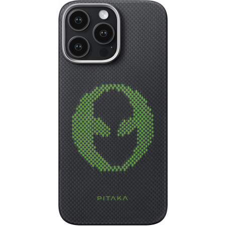 Чехол Pitaka Aries Tactile Woven Case для iPhone 16 Pro Max, Alien
