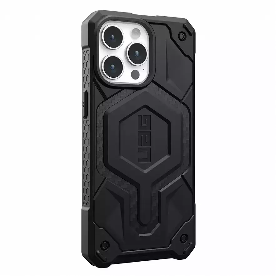 Чехол Uag Monarch Pro Carbon Fiber (Черный Карбон)