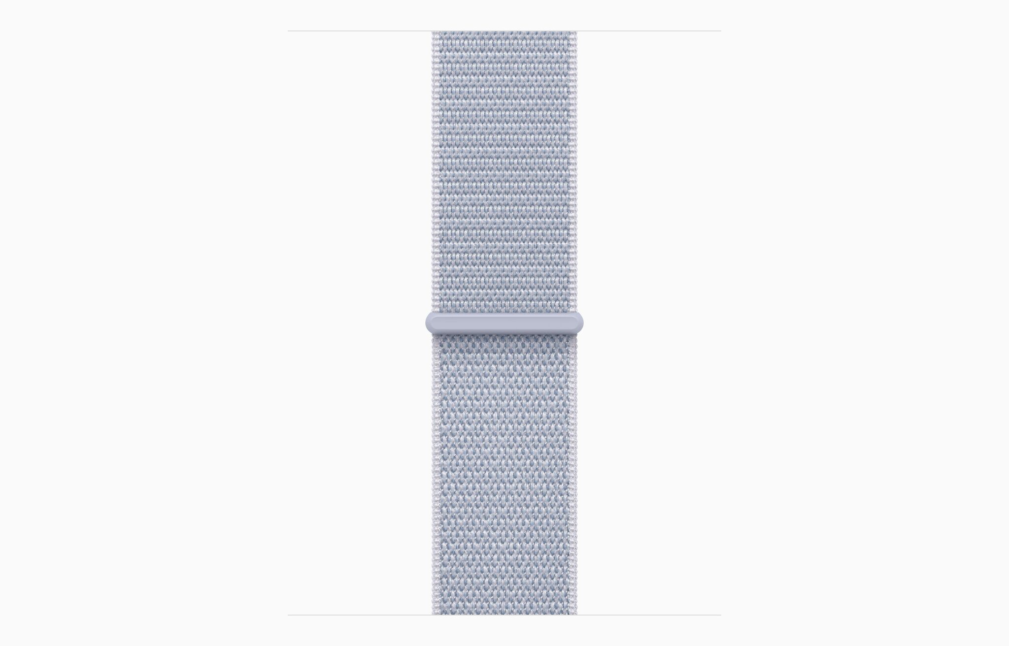 Apple Watch Series 10, 46 мм корпус из алюминия цвета «Silver», ремешок Textile Sport Cloud Blue