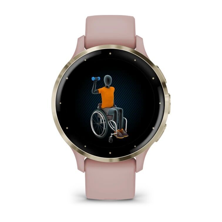 Умные часы Garmin VENU 3s Soft Gold Dust/Rose (Золотистый)