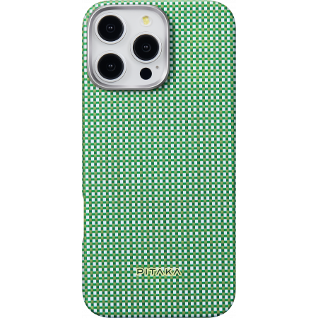 Чехол Pitaka MagEZ Ultra-Slim Case для iPhone 16 Pro Max, Forest Green (Зелёный)