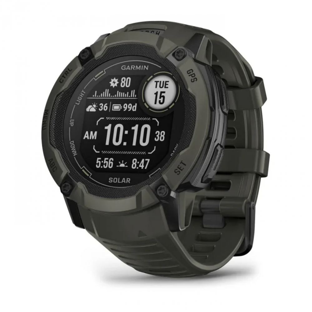 Garmin Instinct 2X Solar Moss (Тёмно-Зелёный)