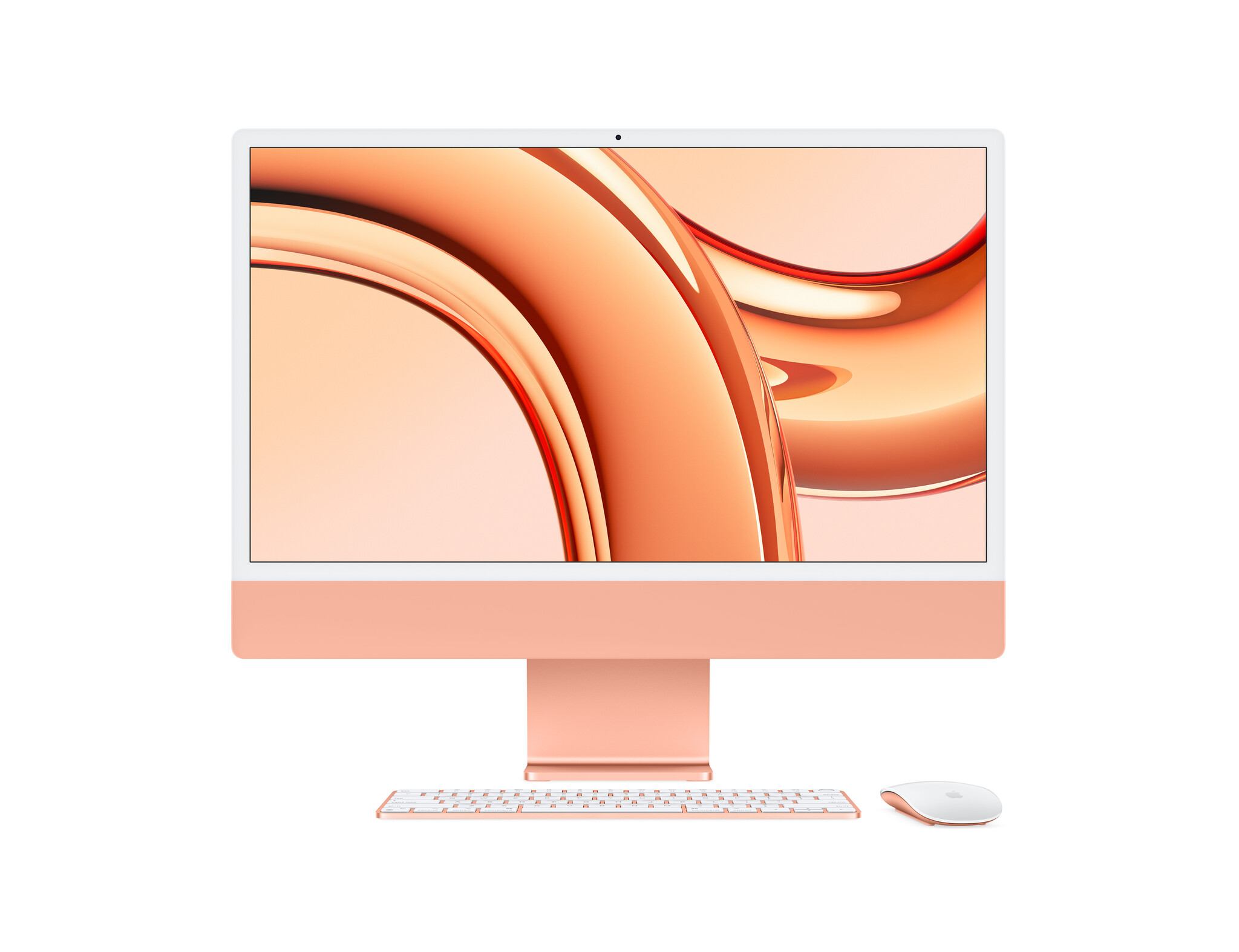 Apple iMac M3, 2023, 8GB, 256GB, 8-CPU, 10-GPU, Orange (Оранжевый)