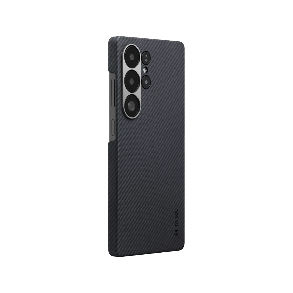 Чехол Pitaka Ultra-Slim 600D Twill Case for Samsung Galaxy S25 Ultra Black/Grey (Чёрный/Серый)