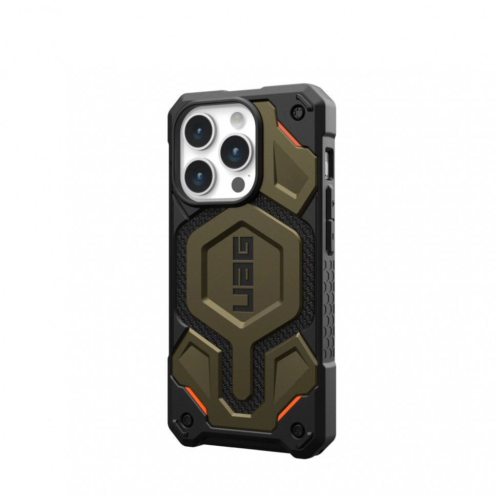 Чехол Uag Monarch Pro Kevlar Element Green (Зелёный Кевлар)