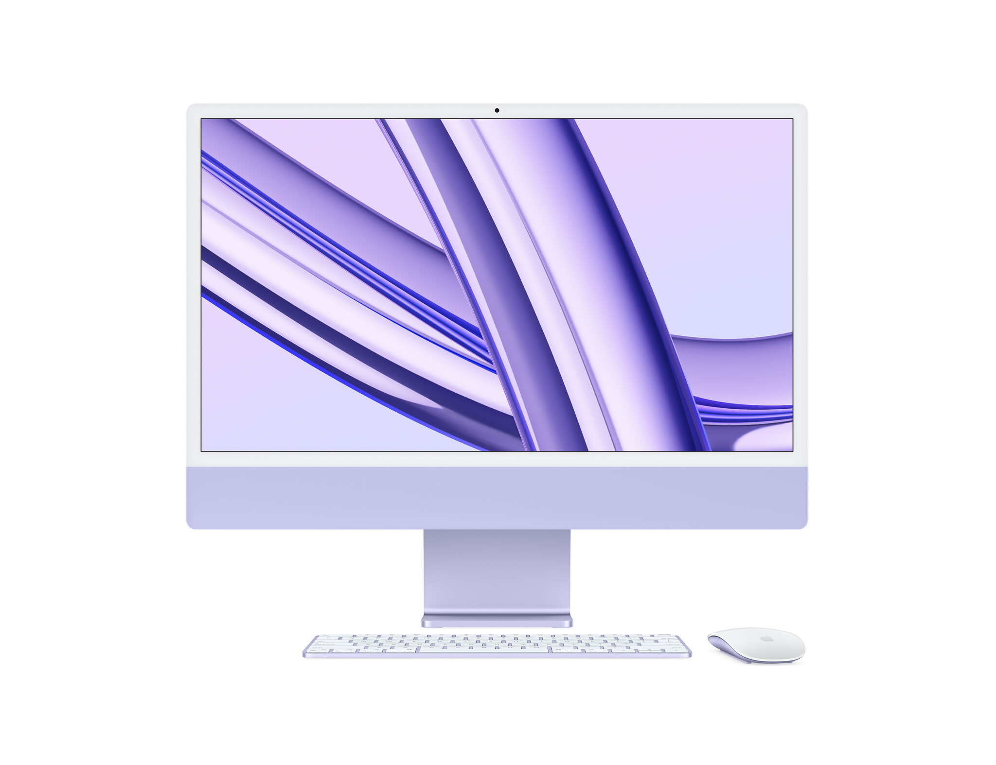 Apple iMac M3, 2023, 8GB, 256GB, 8-CPU, 10-GPU, Purple (Фиолетовый)