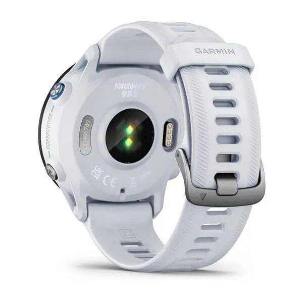 Умные часы Garmin Forerunner 955 с белым ремешком