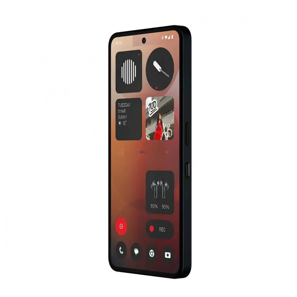 Смартфон Nothing Phone (3a) 8/128Gb Black (Чёрный)