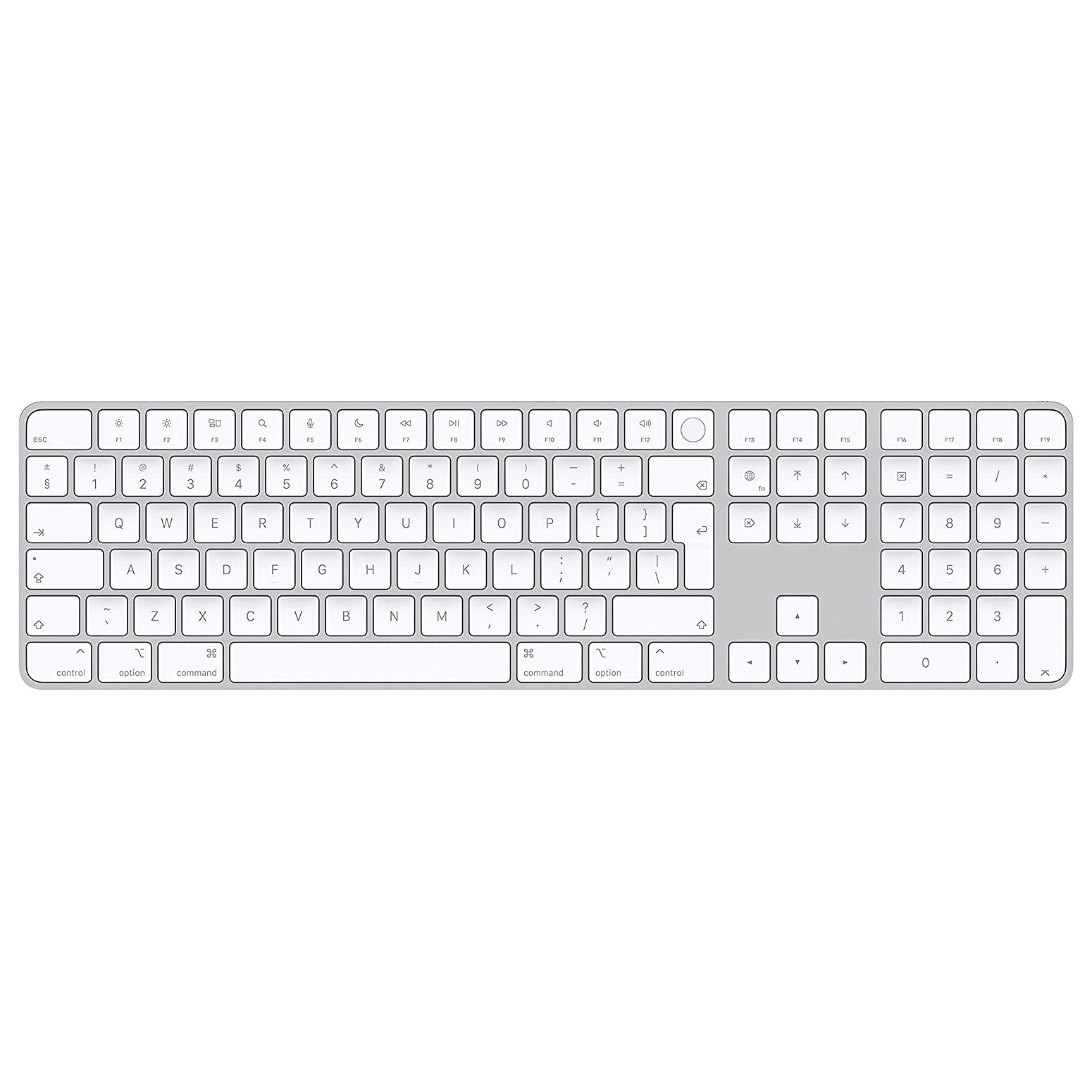 Клавиатура беспроводная Apple Magic Keyboard with Numeric Keypad с Touch ID