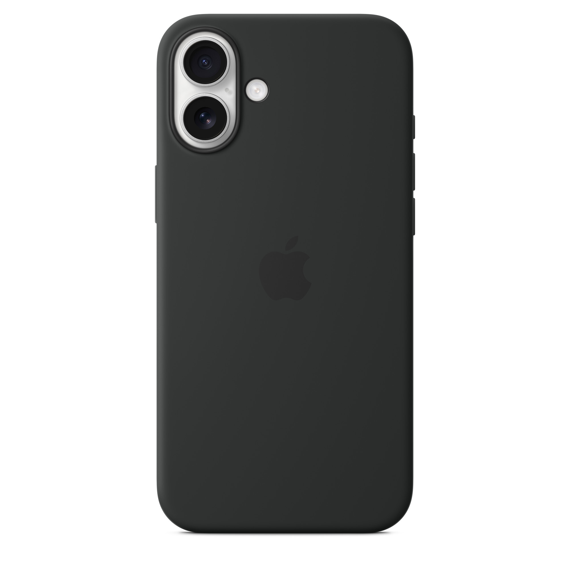 Силиконовый чехол для iPhone 16 Plus с MagSafe Black (Чёрный)
