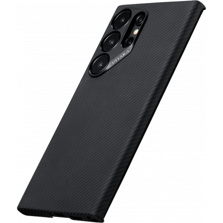 Чехол Pitaka Fusion Weaving MagEZ Case 4 для Samsung Galaxy S24 Ultra, Black (Чёрный)