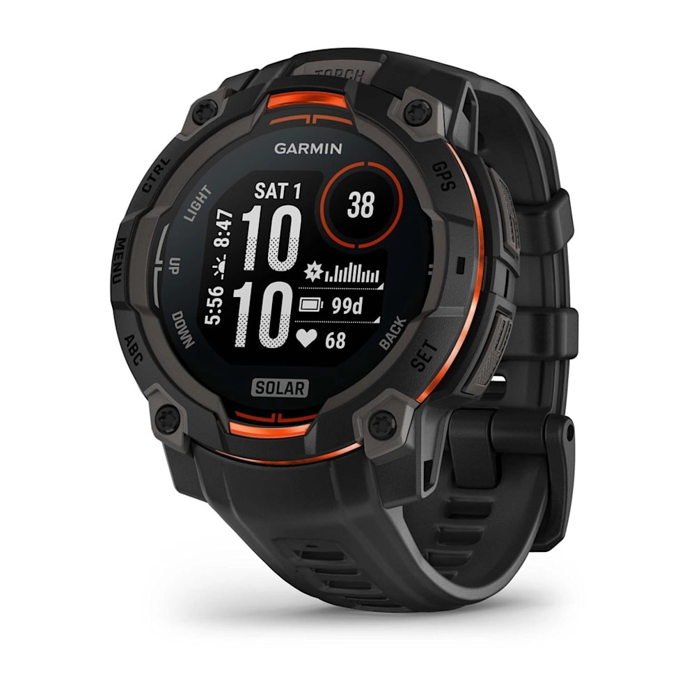 Garmin Instinct 3 45мм Solar Black (Чёрный)
