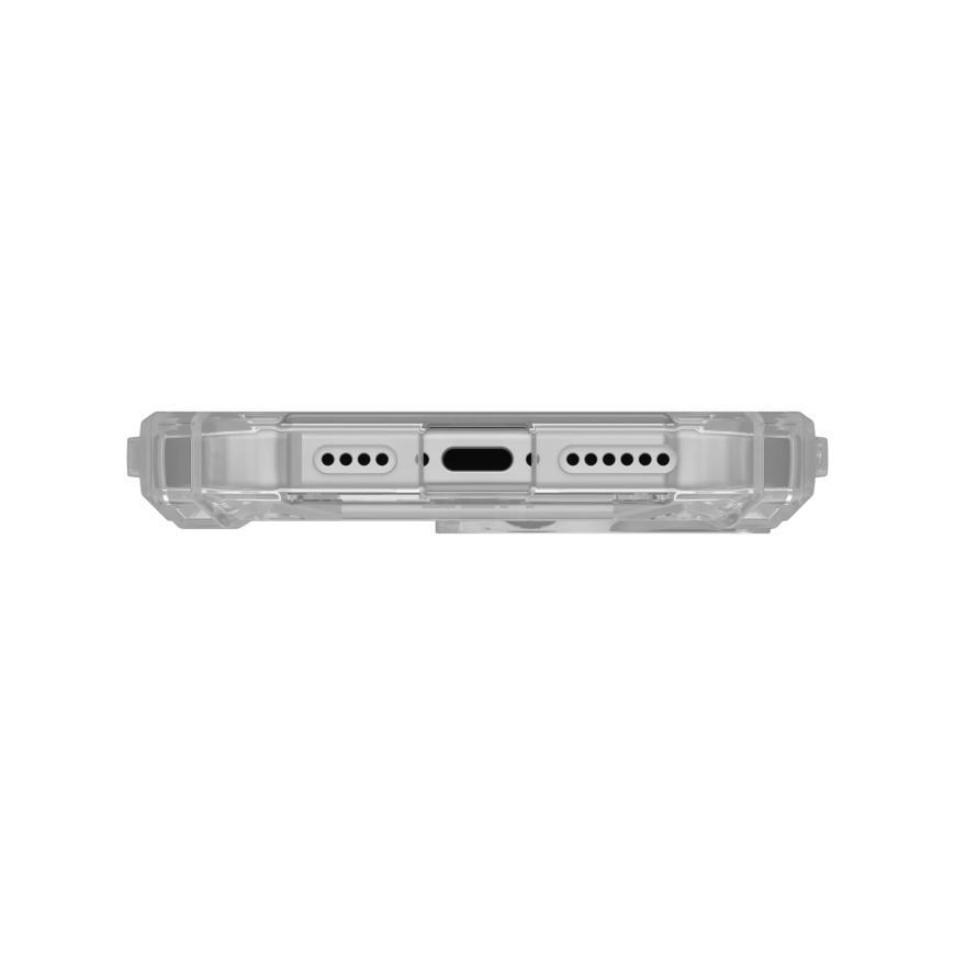 Чехол Uag Plasma XTE для iPhone 16 Pro Clear/Titanium (Прозрачный/Титан)