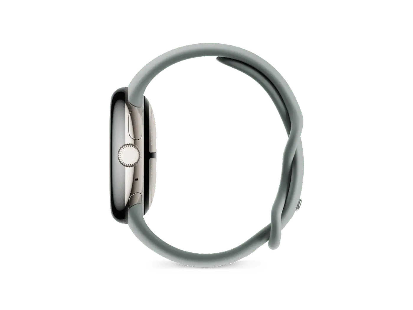 Google Pixel Watch 2 Champagne Gold Aluminum Case / Hazel Active Band