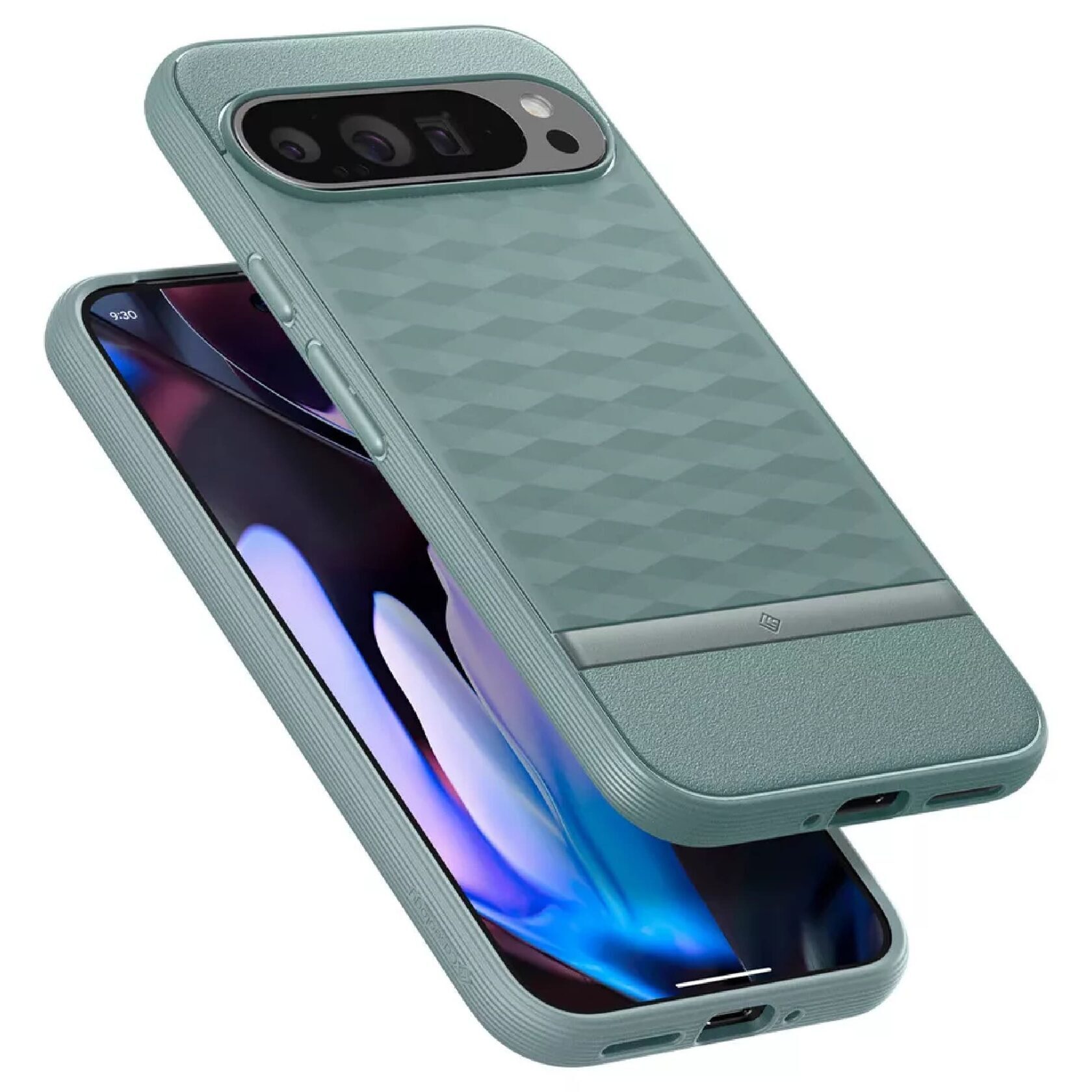 Чехол Caseology Parallax for Google Pixel 9 Pro XL Green (Зелёный)