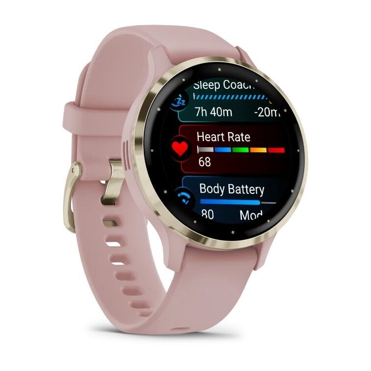 Умные часы Garmin VENU 3s Soft Gold Dust/Rose (Золотистый)