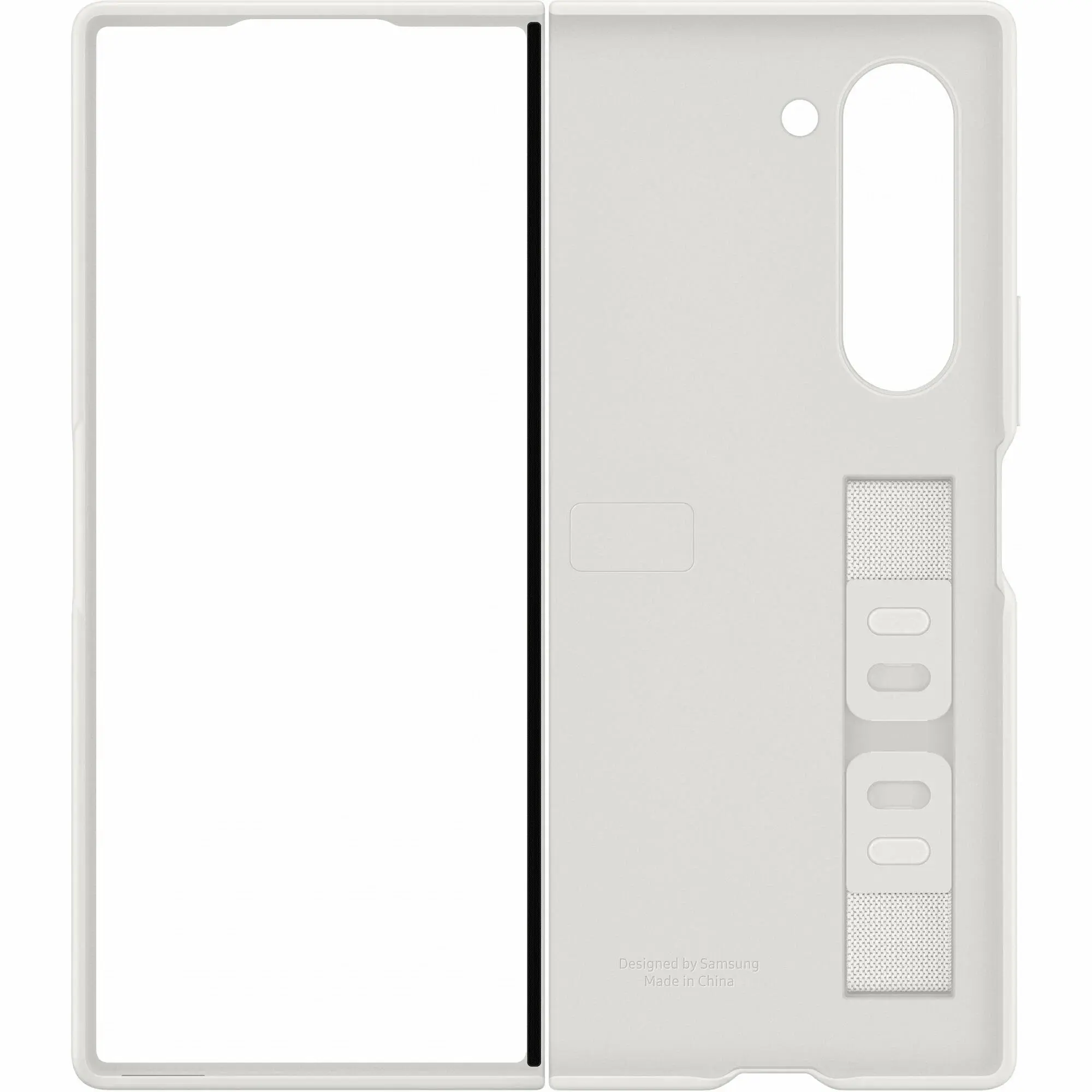 Чехол Силиконовый Silicone Case Z Fold 6 Белый