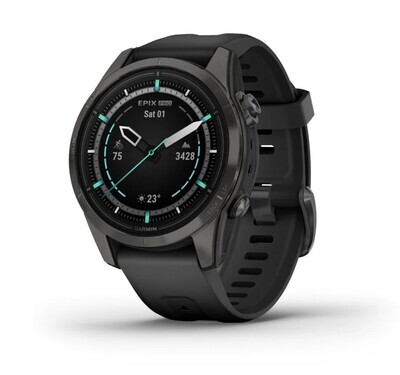 Умные часы Garmin Epix Pro (Gen 2) Sapphire Edition 42 mm Carbon Grey