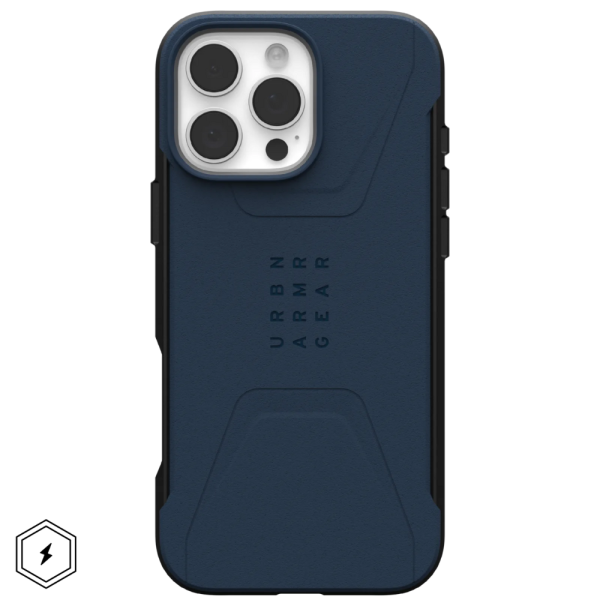 Чехол Uag Civilian для iPhone 16 Pro Max Mallard Синий